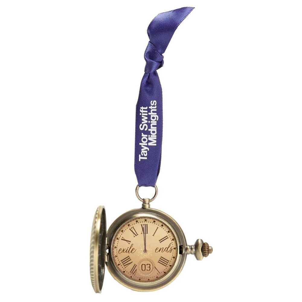 Taylor Swift Midnights Exile Ends Pocketwatch Ornament